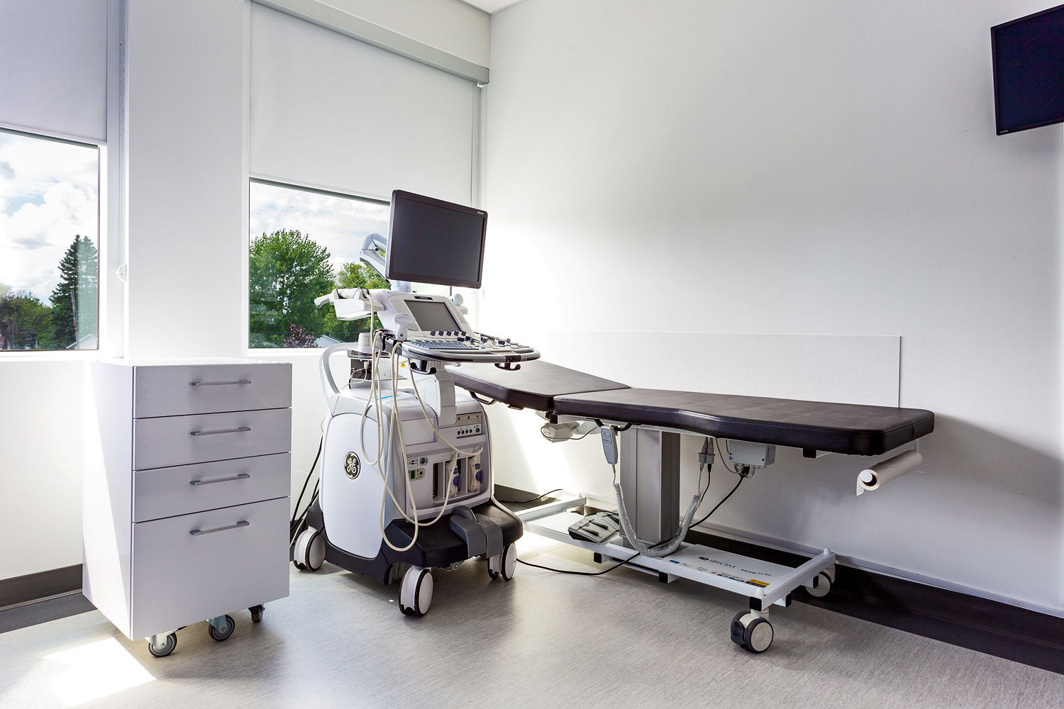 Aménagement intérieur de la clinique de radiologie Radimed à Vaudreuil