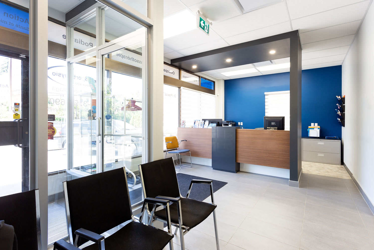 Rénovation de la clinique Action Sport Physio à Sherbrooke