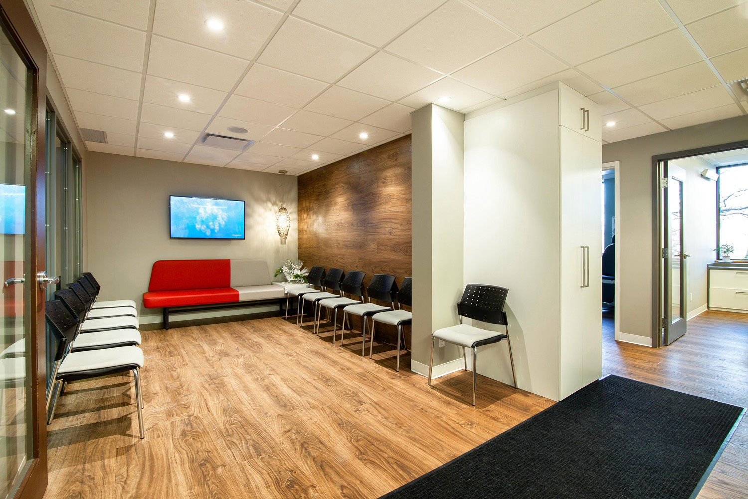 Rénovation de la clinique auditive Loannoni à Montréal