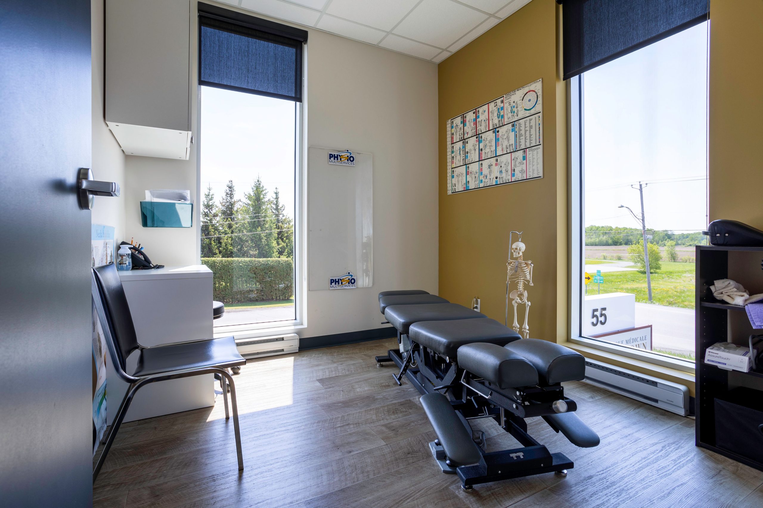 Rénovation de la Clinique de physiothérapie Physio Ormstown