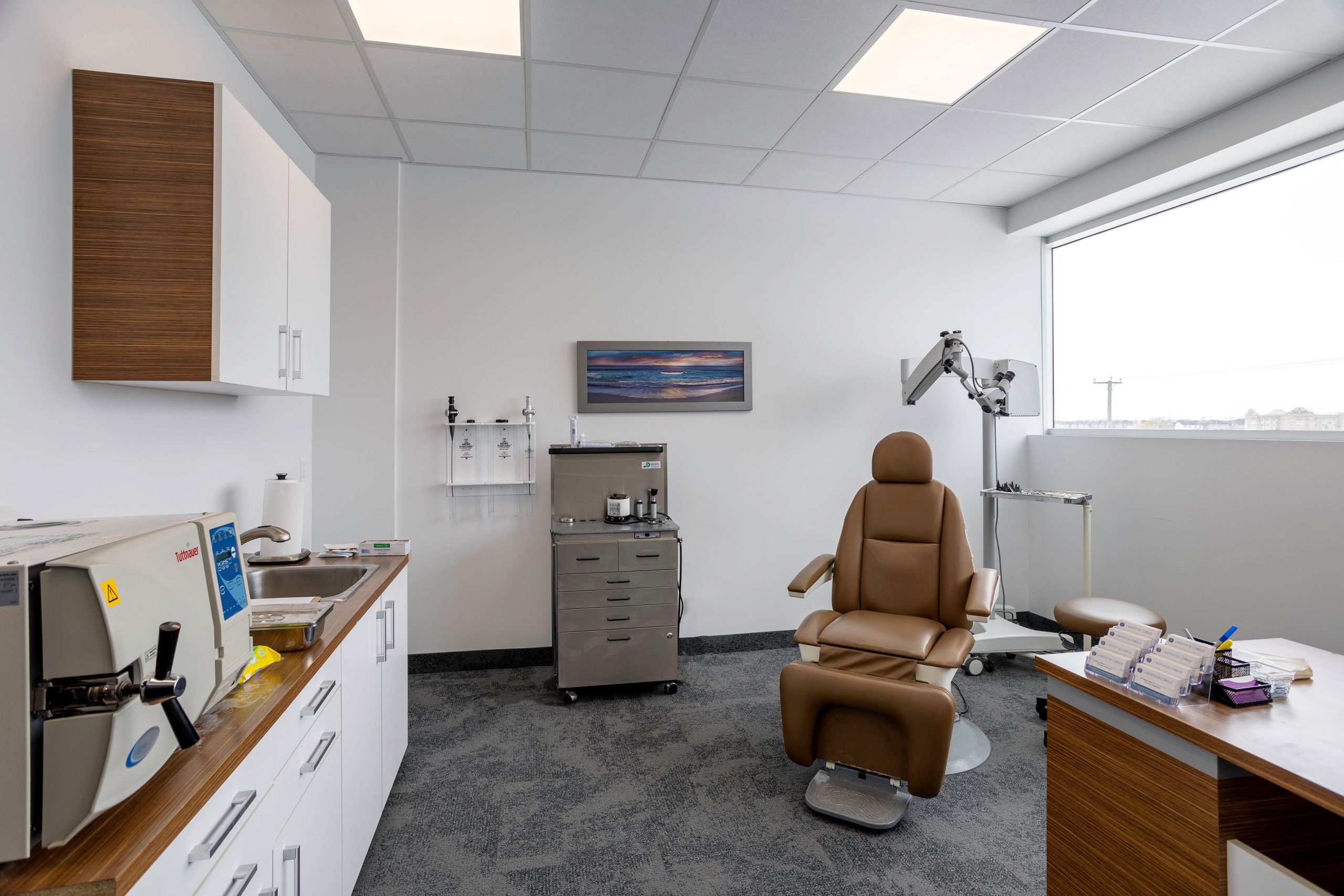 Aménagement intérieur d'une clinique ORL à St-Eustache