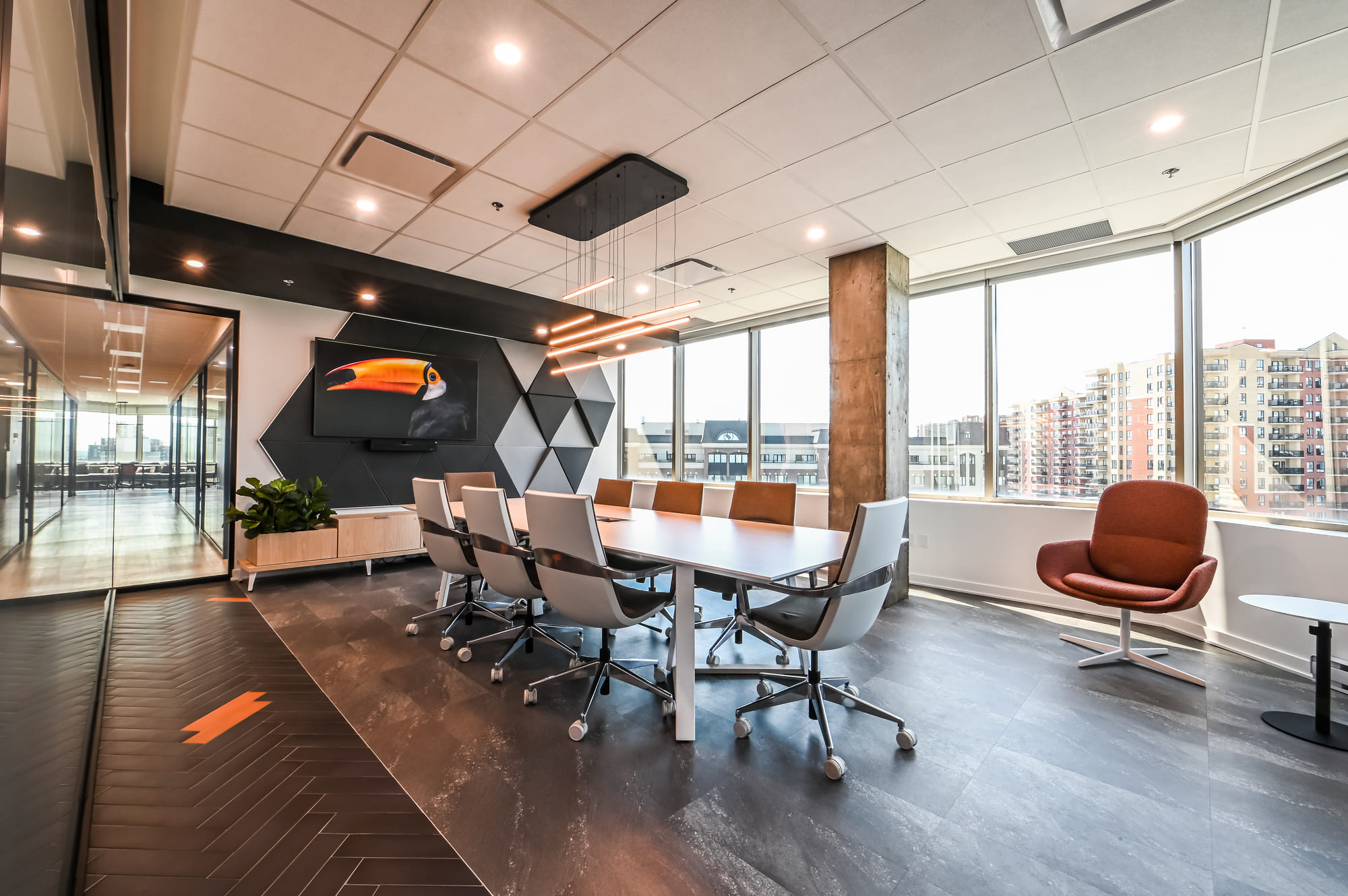 Aménagement intérieur du Wilkie-Robichauld à Laval